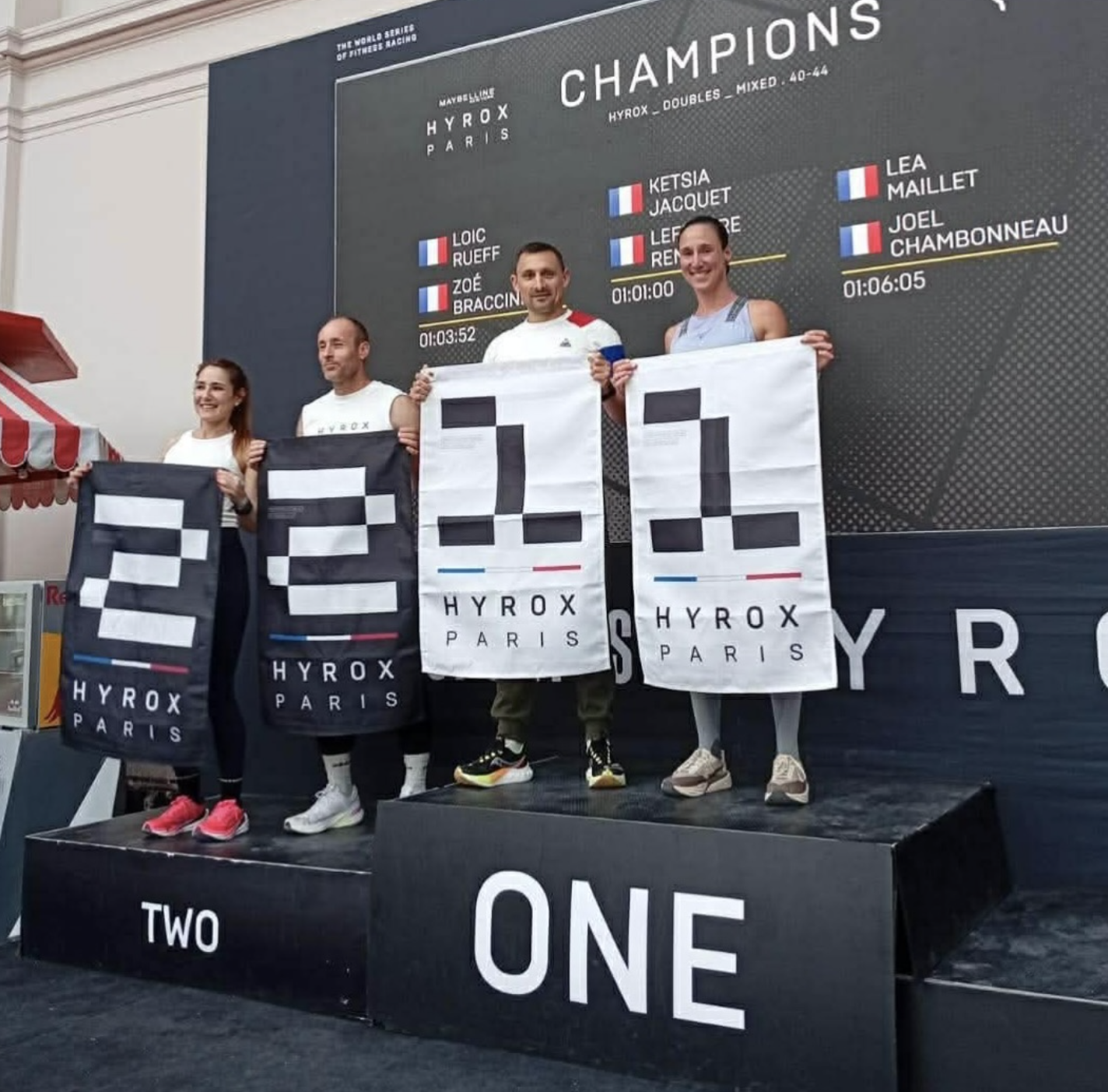 Podium HYROX Paris